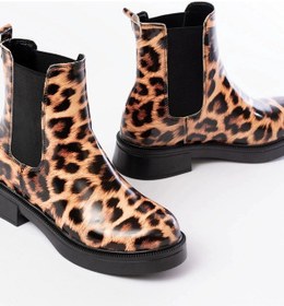 Resim 02-2137 Leopar Lastikli Günlük Kadın Bot Çok Renkli 