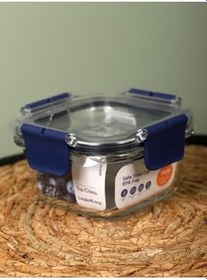 Resim 2 Adet Lock & Lock Hava Geçirmez Cam Saklama Kabı 300 Ml 400°C Isıya Kadar Güvenli 