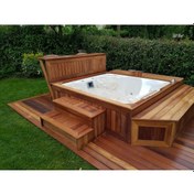 Resim Jakuzi Ahşap Platform 