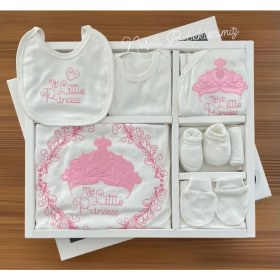 Resim Misimosi Baby Misimosi 10 Parça Prenses Nakışlı Hastane Çıkışı 