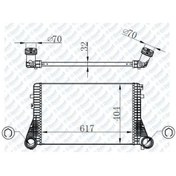 Resim Turbo Radyatoru Intercooler Caddy Golf 5 Jetta A3 Leon Octavia 504608943 