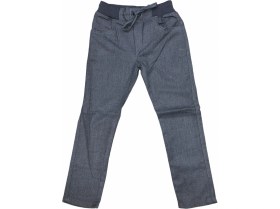 Resim Okul Pantalonu Şerz Kumaş Tam Lastik Gri 