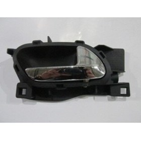 Resim HuShan 2004-2011 Peugeot 407 Ön Kapı Iç Açma Kolu Sağ Siyah (elceği Nikelajlı) () (adet) (oem No:9144 