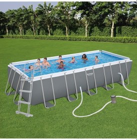 Resim Dikdörtgen Prefabrik Havuz 640x274x132cm 5611z Çok Renkli 