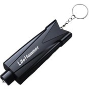 Resim Sones Çok Fonksiyonlu Araç Emniyet Çekici Acil Durum Cam Kırıcı Siyah 