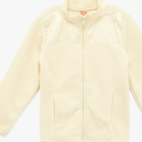 Resim Erkek Bebek Uzun Kollu Cepli Dik Yaka Fermuarlı Polar Sweatshirt 