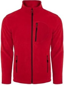 Resim Ghassy Co. Erkek Pro Rüzgar Geçirmez 5 Cepli Outdoor Tam Fermuarlı Polar Ceket 