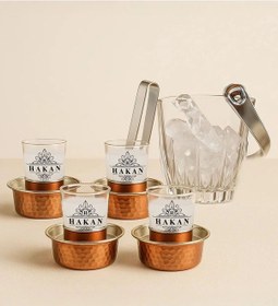 Resim Bk Gift Kişiye Özel 10 Parça Ehlikeyf Rakı Seti Ve Buz Kovası Hediyelik Takımı-1, Doğum Günü Hediyesi, Babaya Hediye, Erkeğe Hediye Kobitmeyencom34154 