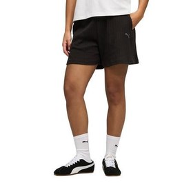 Resim Puma Her High-Waist Shorts Kadın Şort Ve Kapri Siyah 
