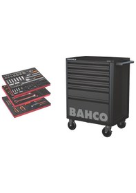 Resim Bahco 1472K7Bkff Profesyonel 7 Çekmeceli Takım Dolabı 216 Parça 