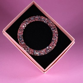 Resim TASARIM ARABAM ATİKE ELİF AKIN Pembe Peugeot Araçlarla Uyumlu Direksiyon Taşı 