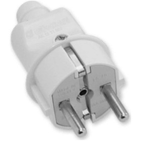 Resim Topraklı Erkek Fiş. Uzatma Için Fiş 16A. 250V Uyumlu Priz Başlığı N11.310 