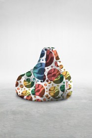 Resim earmut Damla Xl Premium Tasarım Palline Desenli Armut Koltuk 