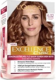 Resim L'oreal Paris Excellence Saç Boyası 6/32 Altın Açık Kahve 