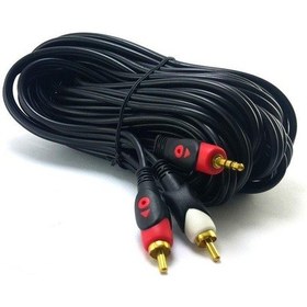 Resim Electroon 2Rca 3.5Mm Stereo Kablo 3Metre Gold 