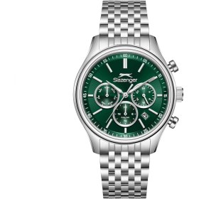 Resim Slazenger SL.09.2487.2 Serisi Gümüş Gri Renk Paslanmaz Çelik Erkek Kol Saati 