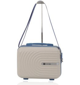 Resim Mçs Polipropilen 3lü Valiz Seti Orta & Kabin & Makyaj V374 S24sy1000080-set 11149 Kemik/sky Blue 