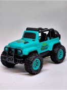Resim Fidan oyuncak 4x4 Sürtmeli Offroad Oyuncak Jeep Mavi 