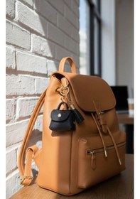 Resim Pololiza Simli Bag Charm Mini Cüzdan / Çok Amaçlı Lüks Anahtarlık Ve Çanta Askı Süsü Çanta Aksesuar Siyah 