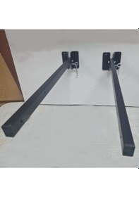 Resim Pimli Katlanır Duvar Tipi Çamaşır Askısı Siyah 