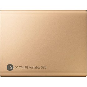 Resim Samsung Taşınabilir Harici SSD T5 500GB USB 3.1 ile 540 MB/s Okuma Hızı Gold Renk 