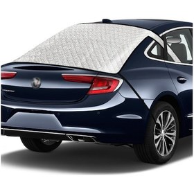 Resim Araba Arka Ön Cam Kapağı, Buz, Kar, Güneş, Toz Ortamı İçin 4 Kat Koruyucusu 