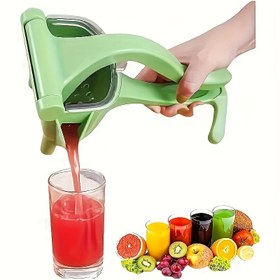 Resim 1 ADET Çok Fonksiyonlu Manuel Sıkacağı, Meyve ve Limon İçin El Presli Narenciye Sıkacağı, Kompakt El Tipi Elektriksiz Meyve Suyu Çıkarıcı - Plastik Malzeme 