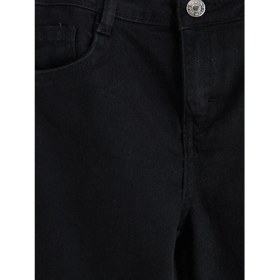 Resim LC Waikiki Lc Waıkıkı Siyah Wideleg Kız Çocuk Jean Pantolon 