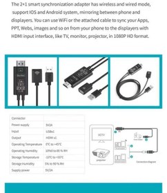 Resim Go Des GD-8276 Wireless Display Dongle Kablosuz HDMI 1080p Görüntü Aktarım 110 cm - Siyah ZORE-260166 
