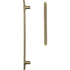 Resim System 4745 Modern Tırtıklı Kulp Antik Renk 128 mm (Iki Delik Arası Mesafe) 