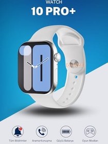 Resim Omaze Watch 10 Pro Plus 2 Gb Hafızalı Android Ve Ios Uyumlu Beyaz Akıllı Saat Beyaz 