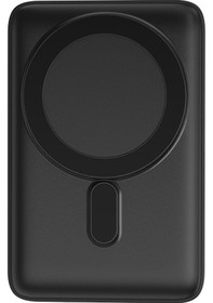 Resim Wiwu Wi-p011 Gentleman Serisi Led Işık Göstergeli Standlı Kablosuz Powerbank 10.000mah 15w Siyah Siyah 