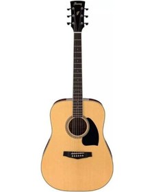 Resim Ibanez Pf15-Nt Natural Akustik Gitar Kılıf + Askı + Pena 