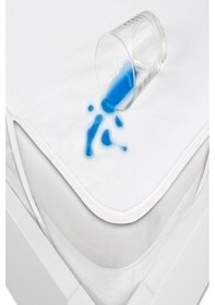 Resim Divanev 70x120 Cm Pamuk Bebek Alezi Köşe Lastikli Sıvı Geçirmez Beyaz 