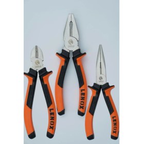 Resim Lenox Tools – Profesyonel 3’lü El Alet Seti (Pense – Yan Keski – Kargaburnu) | S45 Çelik 