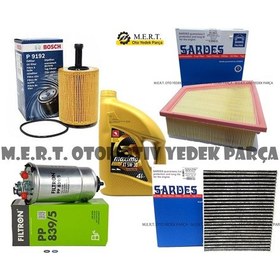 Resim Seat Cordoba 1.4 Tdı Amf Filtre Bakım Seti + Motor Yağı 