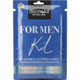 Resim Dermokil For Men Kil - Erkek Siyah Nokta ve Pürüz Karşıtı Maske 15g 
