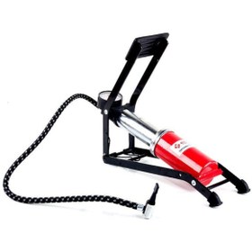 Resim FırsatYeri Basınç Göstergeli Top Bot Yatak Şişirme Ayak Pompası 