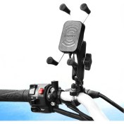 Resim Motowolf Gidon Bağlantılı Wireless Şarjlı Telefon Tutucu 