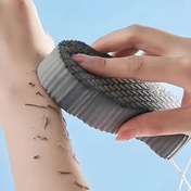 Resim 1 adet Ultra-Yumuşak Peeling Banyo Süngeri - Ölü Hafif Bej ve Kirin Hafifçe Çıkartılması, Masaj Temizliği, Işık Bej'i Oluşturma - Duş ve Banyo İçin Uygun, 3D Banyo Süngeri 