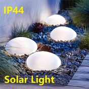 Resim Güneş Enerjili Kaz Yumurtası 4LED Taş Işıkları - Şık Beyaz Dış Mekan Bahçe Yolu Işıkları, Şarj Edilebilir Pil ile, Patio, Havuz Kenarı, Düğün ve Festival Dekoru için İdeal, Güneş Enerjili Dış Mekan Işıkları, Patio Aydınlatması, Modern Dekoratif Işıklar, Dayanıklı Güneş Işıkları 