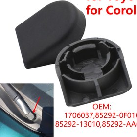 Resim Corolla, Yaris, Verso ve Auris için 2/4 Paket OEM Cam Silecek Kol Somun Kapak Vida Kapağı, Japon Araç Serisi Aksesuarları, 852920F010 8529213010 