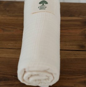 Resim Olivo Mini Yenidoğan Bebek Örtü (100*100) 4 kat müslin 