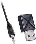 Resim YIWENG KN320 3.5mm Kablosuz Ses Verici Alıcı USB BT 5.0 Adaptörü TV Hoparlörü Kulaklık Mini Araba Müzik 2 In 1 BT İletimi,BT 5.0 Adaptörü 