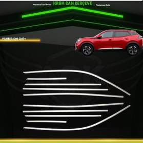 Resim Peugeot 2008 2020 Araca Özel Cam Çerçevesi Tamtur A+ 