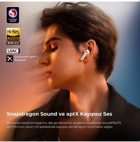 Resim Soundpeats Air5 Pro Bluetooth 5.4 Kulak İçi Kulaklık 