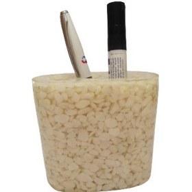 Resim Sıa Kalemlik Deniz Taşı Desenli Ofis Gereci 9x5x10 CM 