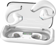 Resim Docooler BT5.3 kablosuz kulaklık, kulak askılı kulaklık, tere dayanıklı, dış mekan spor kulaklığı, düşük gecikme süresine sahip oyun kulaklığı, ENC gürültü azaltma, çağrılar için, dokunmatik kontrol, şarj 