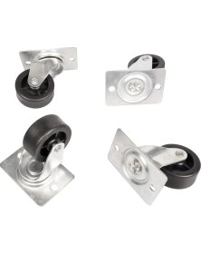 Resim Lande Kabinet Tekerlek Seti | Rack Kabinet Uyumlu | Frenli/freniz Seçenek | Dayanıklı Metal Gövde 