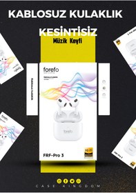 Resim casekingdom Forefo Pro 3. Nesil Android, İOS Uyumlu Bluetooth Kulaklık 